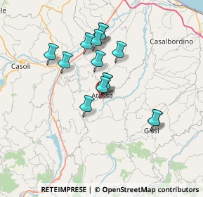 Mappa Piazza Giuseppe Garibaldi, 66041 Atessa CH, Italia (6.11)