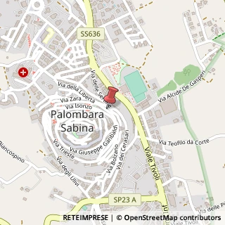 Mappa Via Giuseppe Garibaldi, 11, 00018 Palombara Sabina, Roma (Lazio)