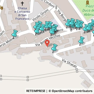 Mappa Vicolo 1 Borgo Vecchio, 67069 Tagliacozzo AQ, Italia (0.0625)