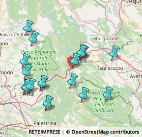 Mappa Autostrada Roma L'Aquila Teramo, 67063 Oricola AQ, Italia (17.38)