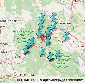 Mappa Autostrada Roma L'Aquila Teramo, 67063 Oricola AQ, Italia (12.083)
