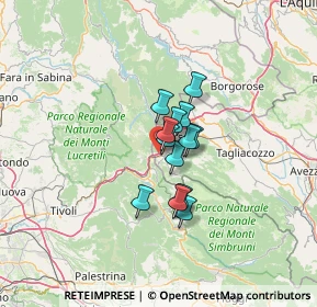 Mappa Autostrada Roma L'Aquila Teramo, 67063 Oricola AQ, Italia (7.89154)