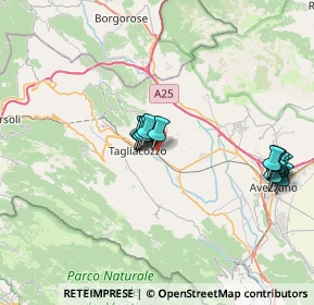 Mappa Via Tiburtina Valeria, 67069 Tagliacozzo AQ, Italia (7.83643)