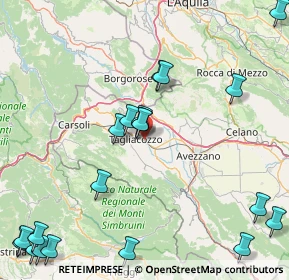 Mappa Via Tiburtina Valeria, 67069 Tagliacozzo AQ, Italia (23.894)