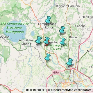 Mappa Via Cassia, 00063 Campagnano di Roma RM, Italia (6.2475)