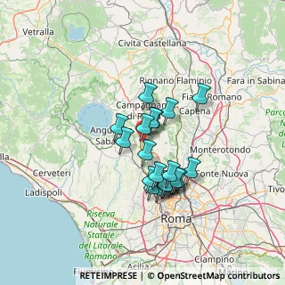 Mappa Via Cassia, 00063 Campagnano di Roma RM, Italia (10.9625)