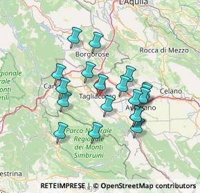 Mappa 67069 Tagliacozzo AQ, Italia (12.75211)