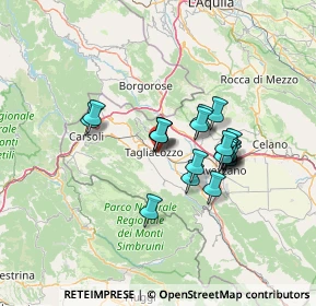 Mappa 67069 Tagliacozzo AQ, Italia (11.0805)