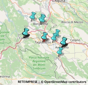 Mappa 67069 Tagliacozzo AQ, Italia (12.7015)