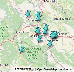 Mappa 67069 Tagliacozzo AQ, Italia (11.01059)