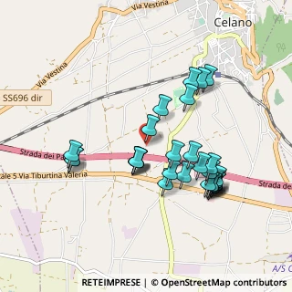 Mappa Sede legale Via Tiburtina Valeria Km.126 Sede operativa Via Mandriani snc, 67043 Celano AQ, Italia (0.94483)