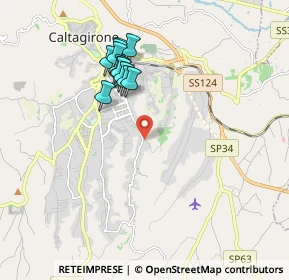 Mappa Via Croce del Vicario, 95041 Caltagirone CT, Italia (1.92583)