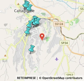 Mappa Via Croce del Vicario, 95041 Caltagirone CT, Italia (2.24182)