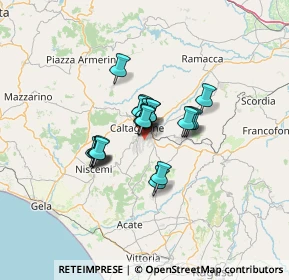 Mappa Via Croce del Vicario, 95041 Caltagirone CT, Italia (8.9015)