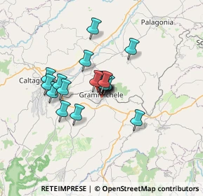 Mappa Via Pestalozzi, 95042 Grammichele CT, Italia (4.9025)