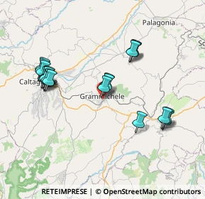 Mappa Via Pestalozzi, 95042 Grammichele CT, Italia (8.6655)