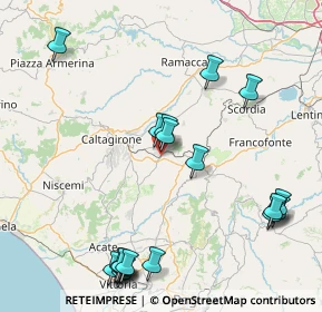 Mappa Via Favarella, 95042 Grammichele CT, Italia (22.82526)