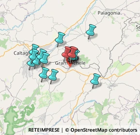 Mappa Via Favarella, 95042 Grammichele CT, Italia (5.101)