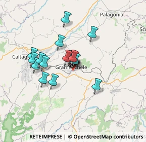 Mappa Via Giuseppe Viola, 95042 Grammichele CT, Italia (5.2585)