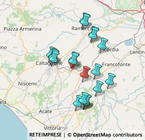 Mappa Via Giuseppe Viola, 95042 Grammichele CT, Italia (14.473)