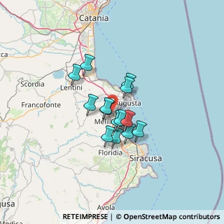 Mappa SP ex SS 114 - Km 135+415, 96011 Augusta SR, Italia (9.81071)