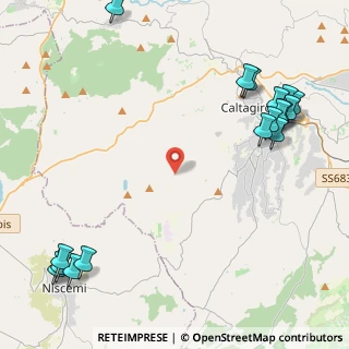 Mappa Contrada san mauro di sotto sn, 95041 Caltagirone CT, Italia (6.96)