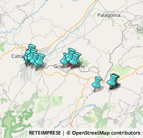 Mappa Via Giacinto Saitta, 95042 Grammichele CT, Italia (8.0055)