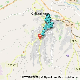 Mappa Via Mario Scelba, 95041 Caltagirone CT, Italia (1.80727)
