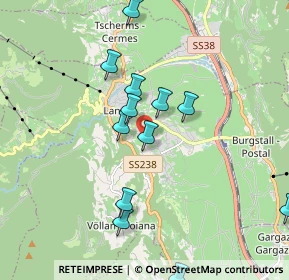 Mappa Via della Chiesa, 39011 Lana BZ, Italia (2.284)