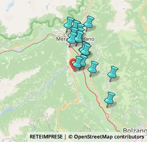 Mappa Via della Chiesa, 39011 Lana BZ, Italia (5.38471)