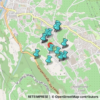 Mappa Via della Chiesa, 39011 Lana BZ, Italia (0.30455)
