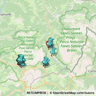 Mappa Str. Pedraces, 39036 Badia BZ, Italia (8.992)