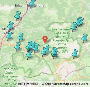 Mappa Strada Mastle, 39046 Ortisei BZ, Italia (8.9365)