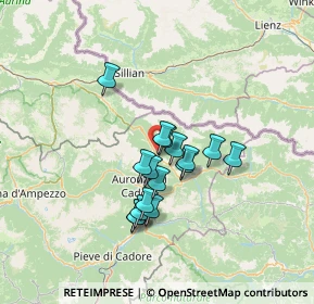 Mappa SS52, 32040 Comelico superiore BL, Italia (10.1225)