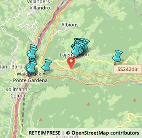 Mappa Via Novale, 39046 Laion BZ, Italia (1.3365)