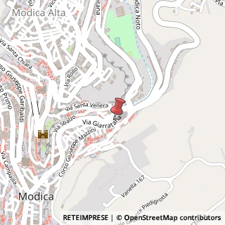 Mappa Via Modica Giarratana, 25, 97015 Modica, Ragusa (Sicilia)