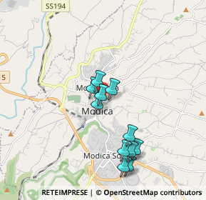 Mappa Via Sbalzo, 97015 Modica RG, Italia (1.82636)