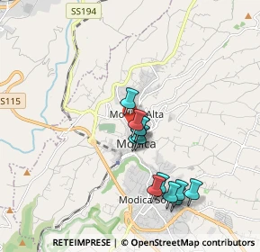Mappa Vico Vicari, 97015 Modica RG, Italia (1.85083)