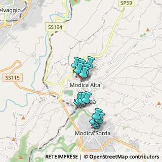 Mappa Via Piemonte, 97015 Modica RG, Italia (1.49714)