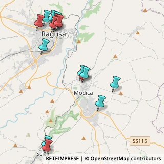 Mappa Via Zara, 97015 Modica RG, Italia (6.126)