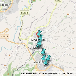 Mappa Via Giovanbattista Vico, 97015 Modica RG, Italia (2.065)