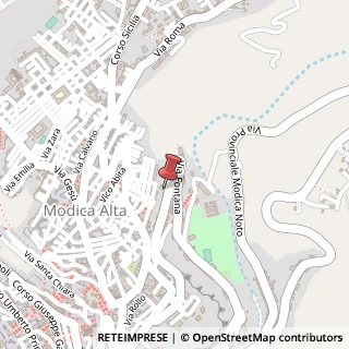 Mappa Via Fontana, 246, 97015 Modica, Ragusa (Sicilia)