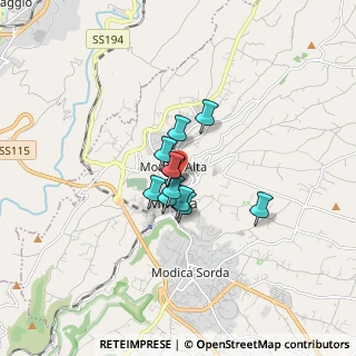 Mappa Corso Santa Teresa, 97015 Modica RG, Italia (1.05364)