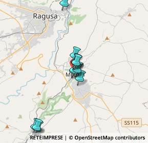 Mappa Via Ritiro, 97015 Modica RG, Italia (3.33917)