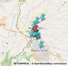 Mappa Via Exaudinos, 97015 Modica RG, Italia (0.87364)