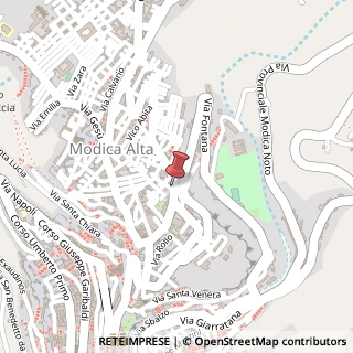 Mappa Via vaina 35, 97015 Modica, Ragusa (Sicilia)