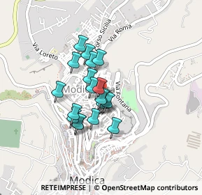 Mappa Via Ciaceri, 97015 Modica RG, Italia (0.3185)