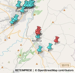 Mappa Via Ciaceri, 97015 Modica RG, Italia (5.572)