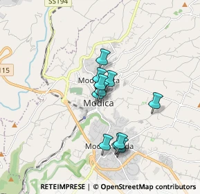 Mappa Via Marchesa Tedeschi, 97015 Modica RG, Italia (1.43545)