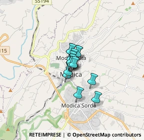Mappa Via Marchesa Tedeschi, 97015 Modica RG, Italia (0.71118)